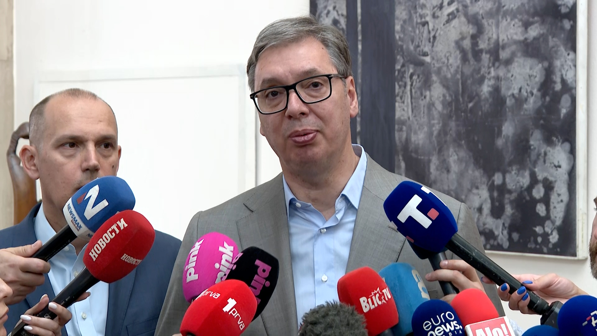 Beograd, Aleksandar Vucic predsednik Srbije, o Vidovdanu i izborima Beograd, Aleksandar Vucic predsednik Srbije, o Vidovdanu i izborima
